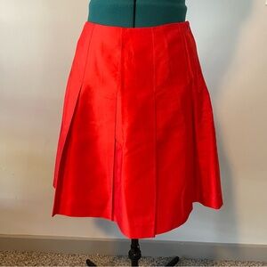Banana Republic silk pleated a line skirt size 27”/8P